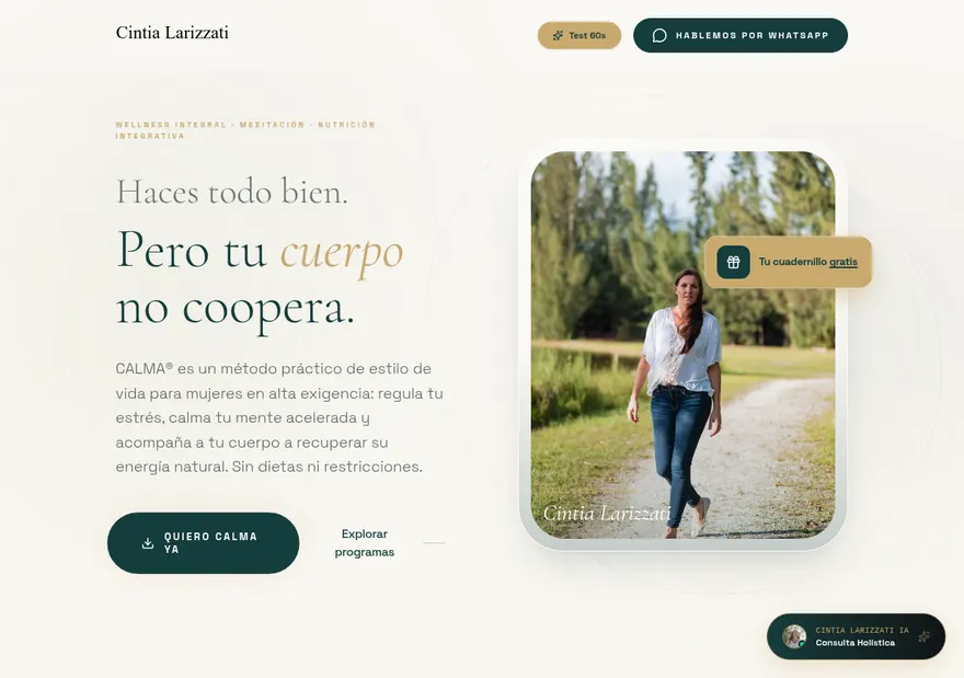 PulseOS, el Sistema Operativo construido para Cintia Larizzati.